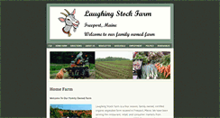 Desktop Screenshot of laughingstockfarm.com